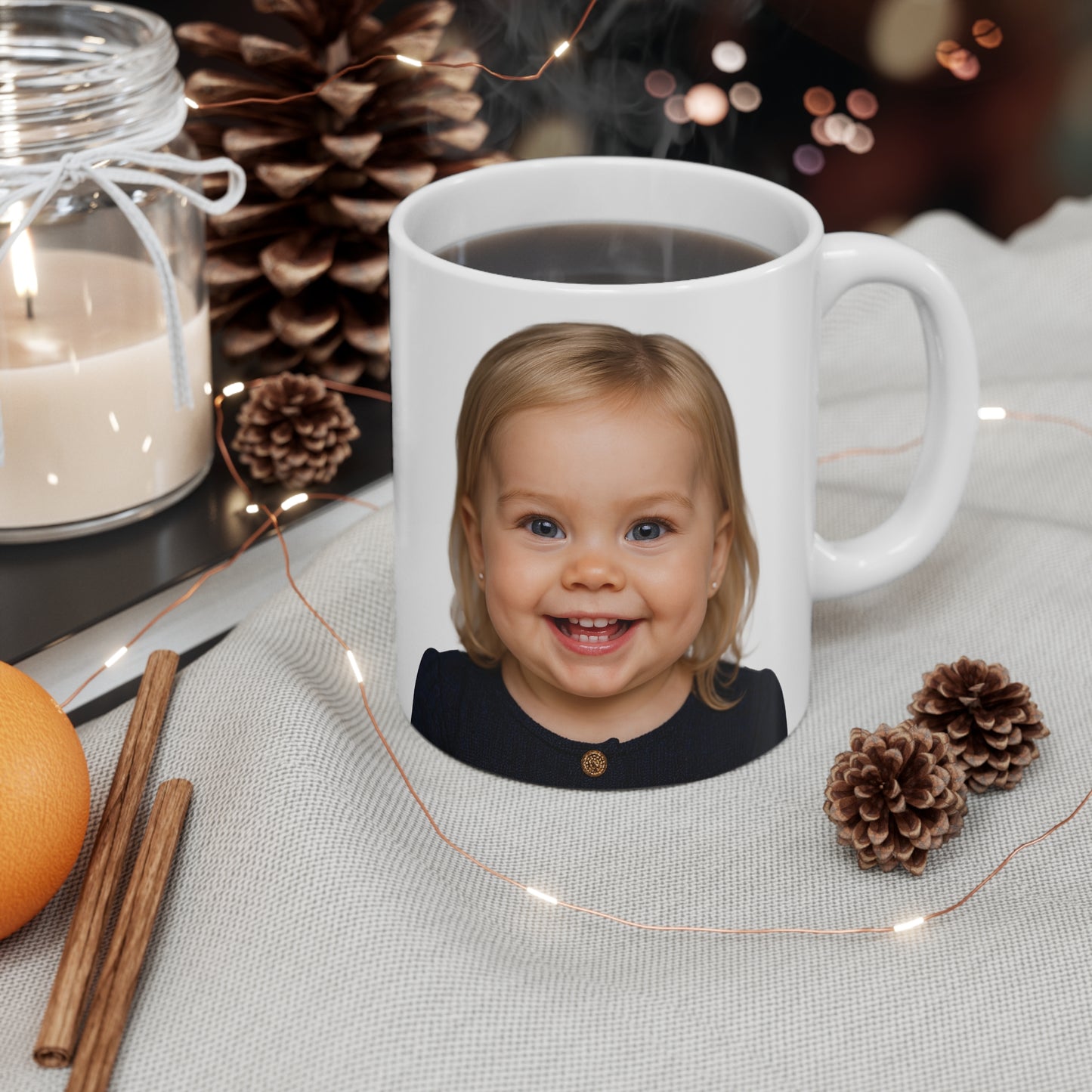 “Tiny Takedowns, Maximum Loudness Mug” - Karoline Leavitt
