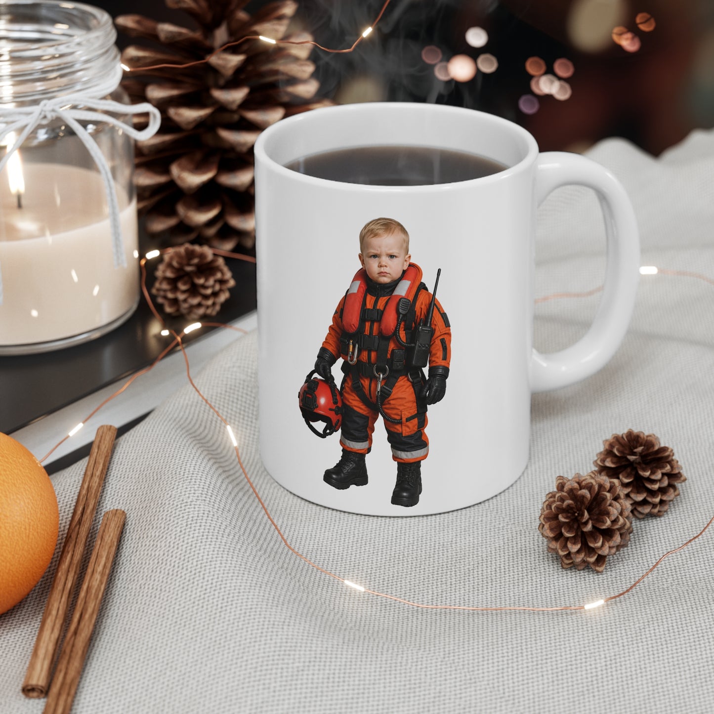 Tiny Command Mug - Coast Guard Modern Rescue Swimmer