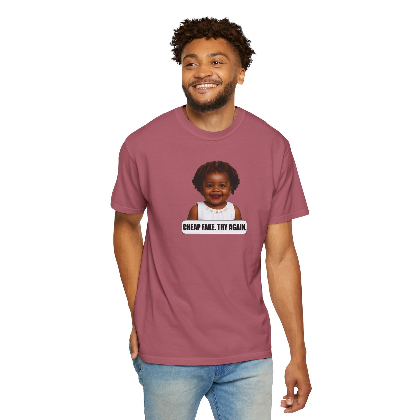 Cheap Fake. Try Agian. Tee - Karine Jean-Pierre (KJP)