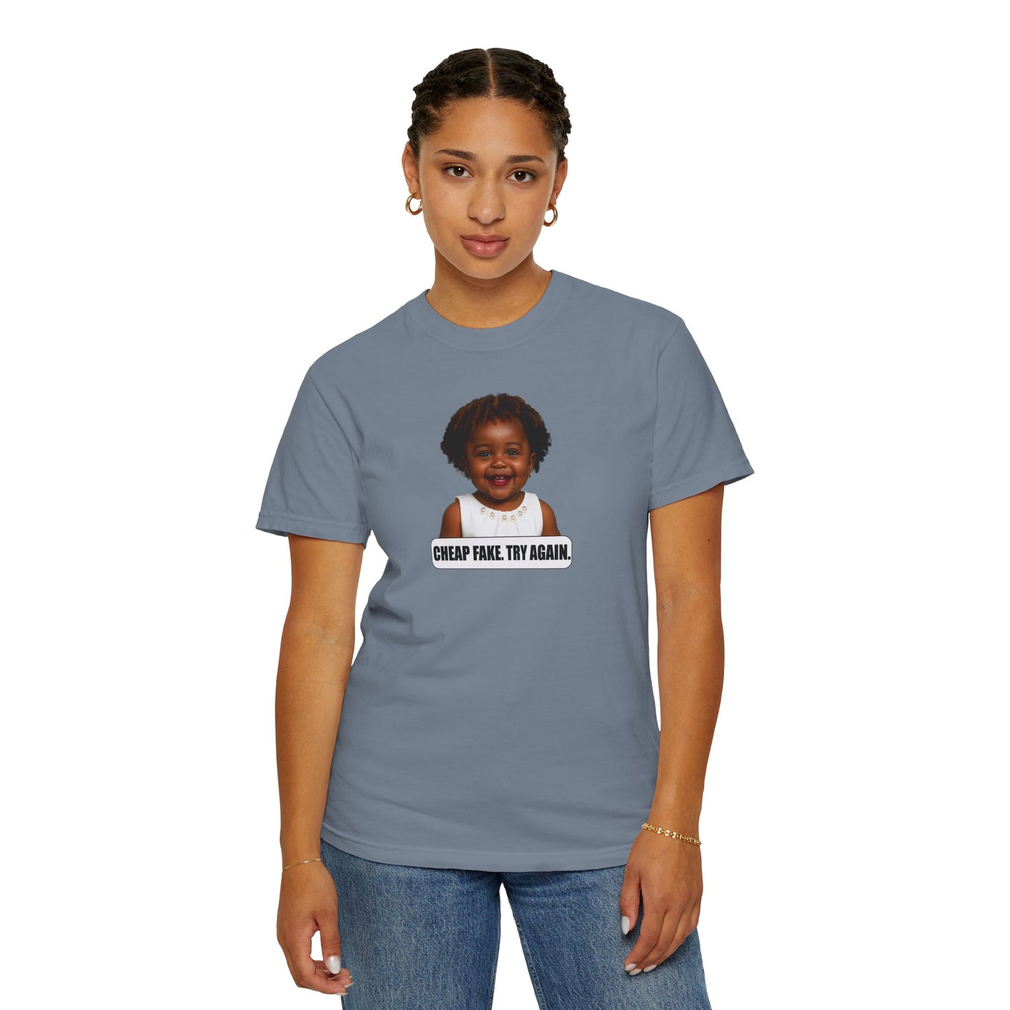 Cheap Fake. Try Agian. Tee - Karine Jean-Pierre (KJP)