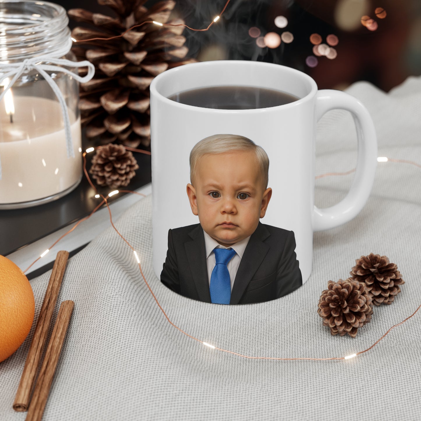 Strong & Spill-Resistant (Unlike Coalitions) Mug - Benjamin Netanyahu