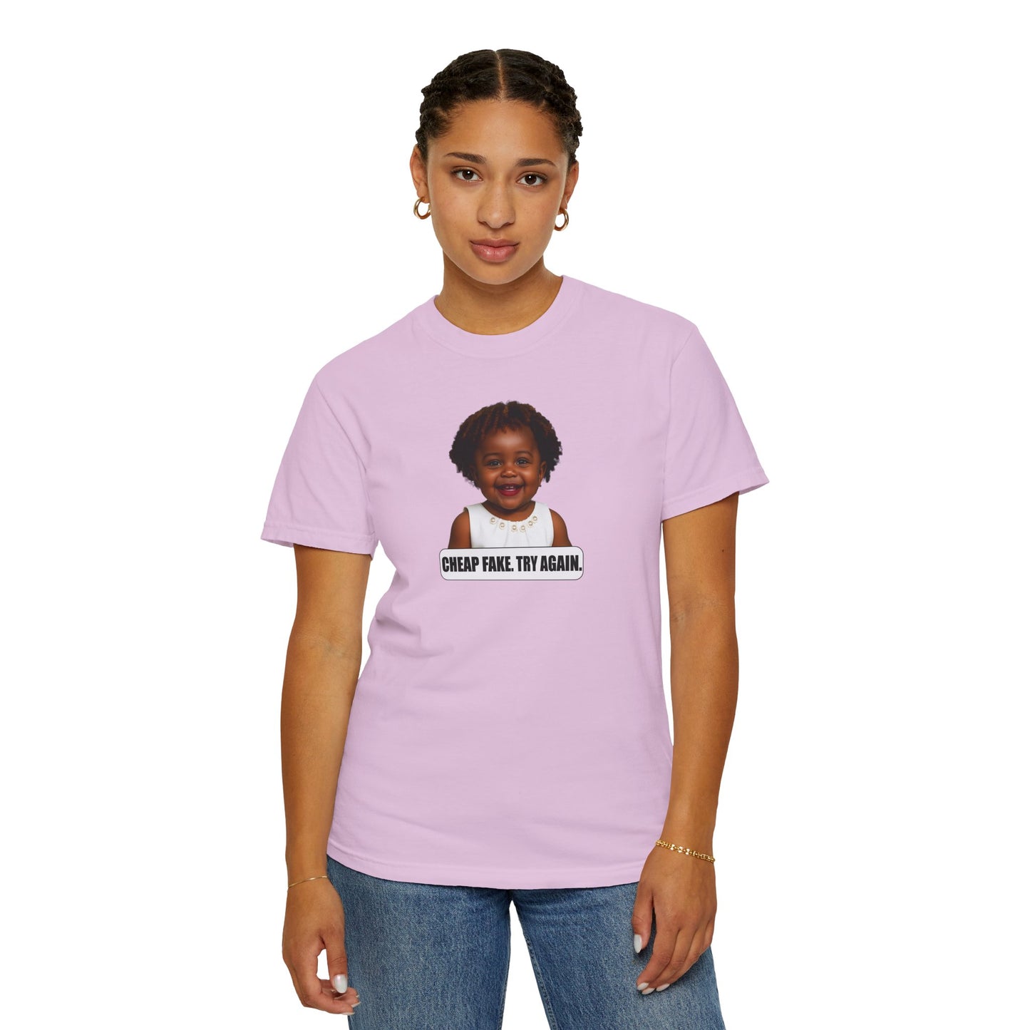 Cheap Fake. Try Agian. Tee - Karine Jean-Pierre (KJP)