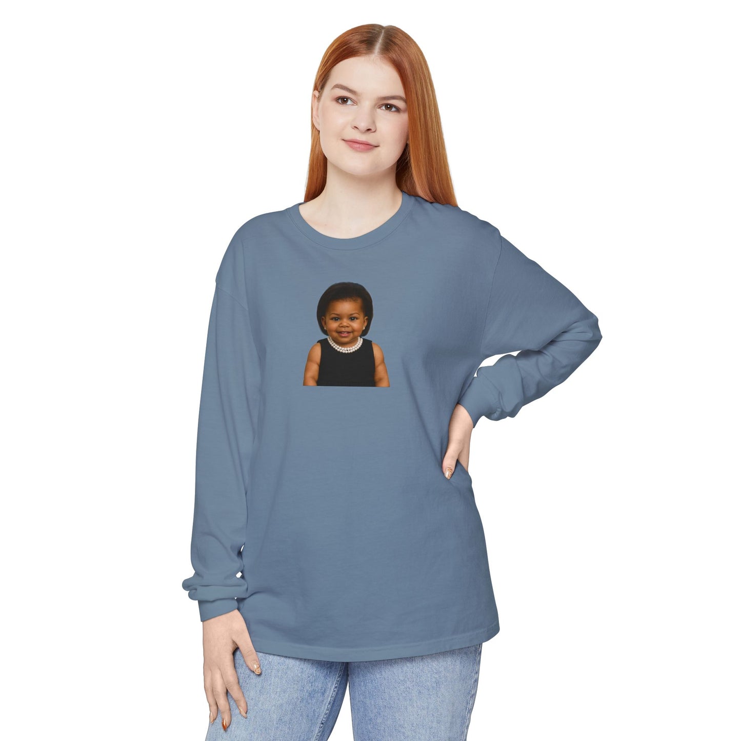 Hopeful Long Sleeve Shirt - Michelle Obama