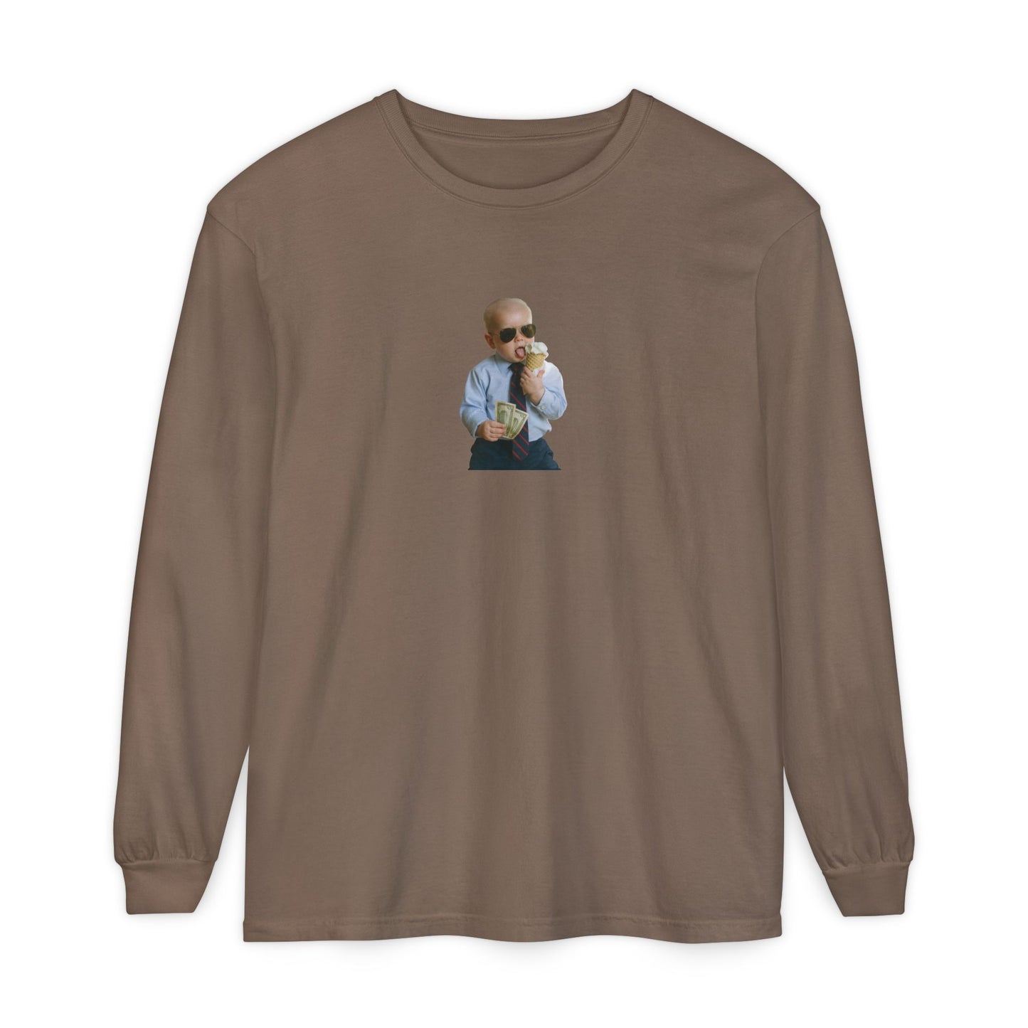 Just a Kid From Scranton...With Ice Cream Long Sleeve Shirt - Joe Biden