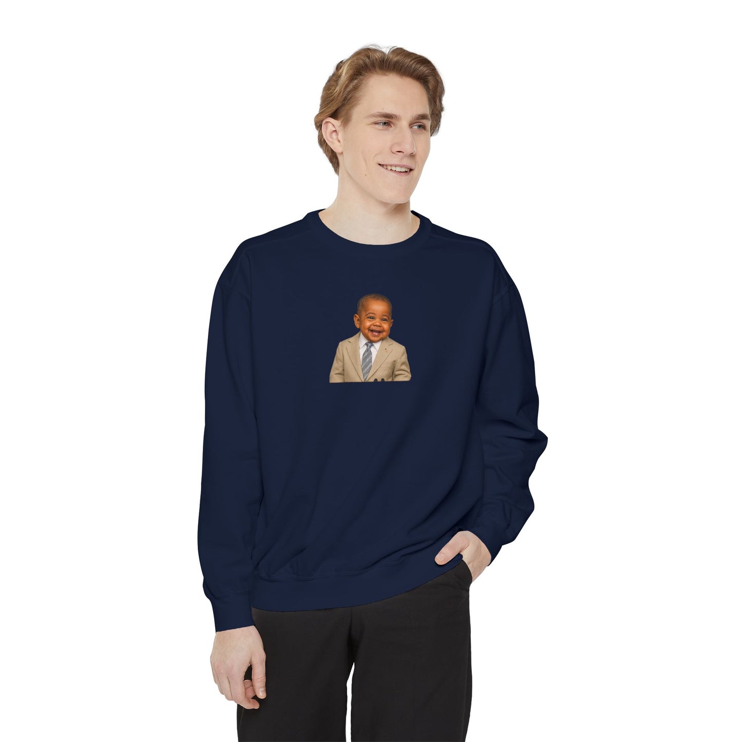 "Yes We Tan" Crewneck Sweatshirt - Barack Obama