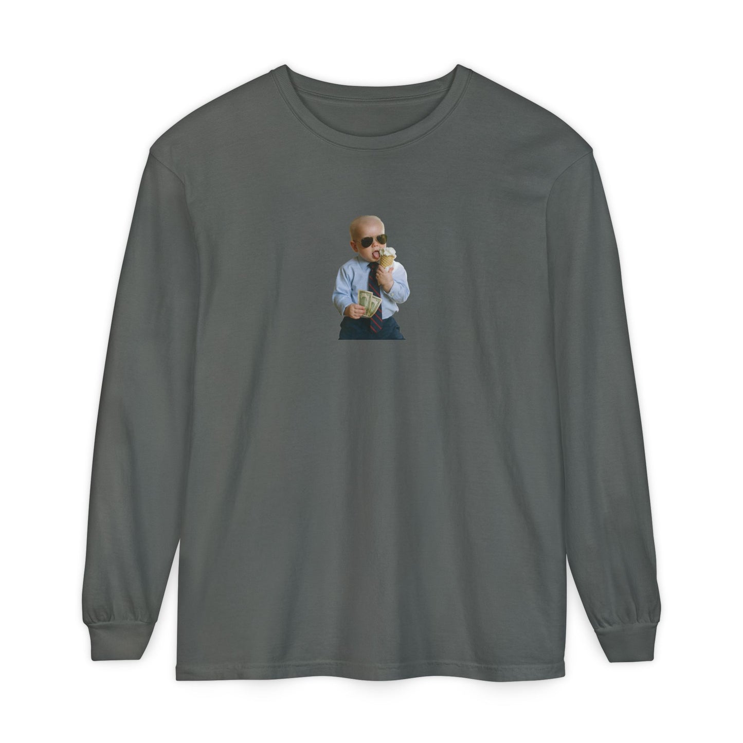 Just a Kid From Scranton...With Ice Cream Long Sleeve Shirt - Joe Biden