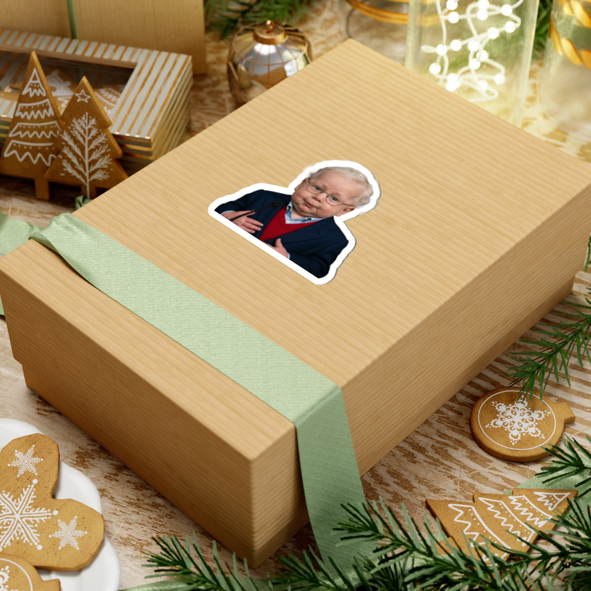 Stick With the Majority Leader Sticker - Mitch McConnell