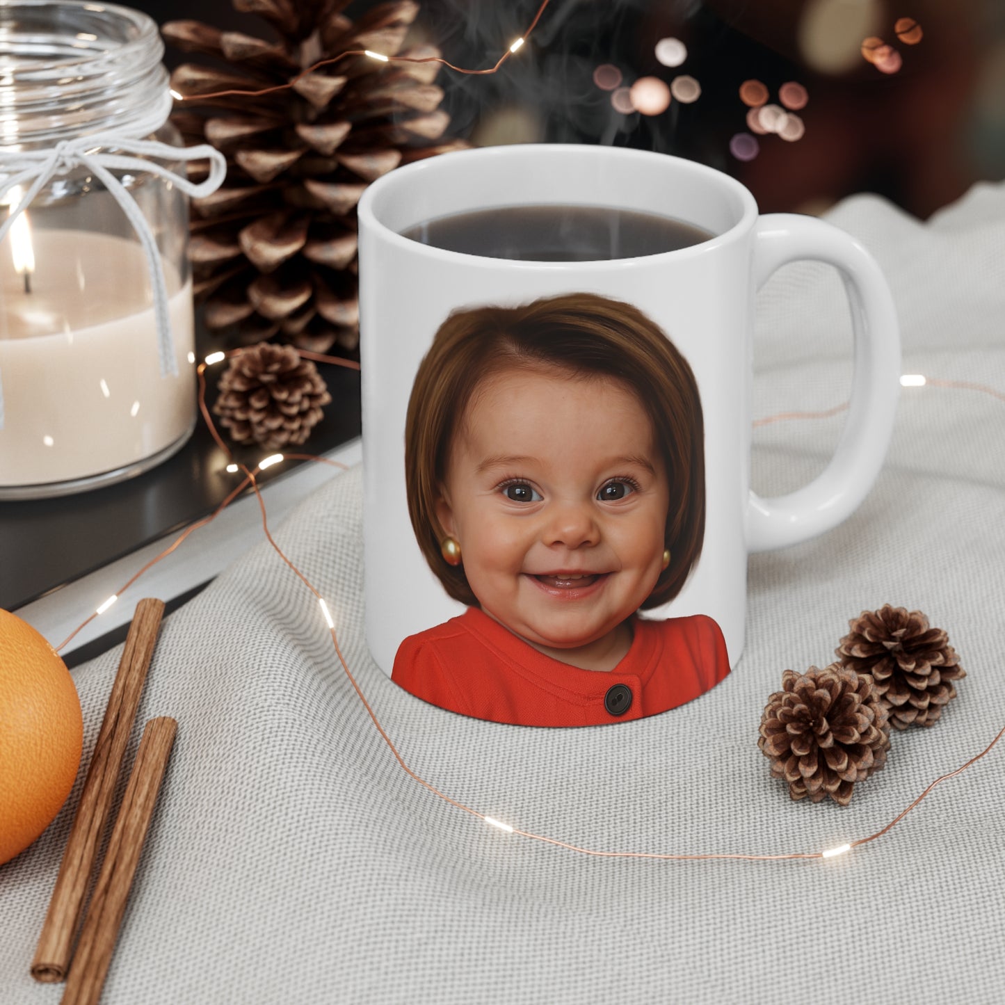 Sippin’ on Insider Info Mug - Nancy Pelosi