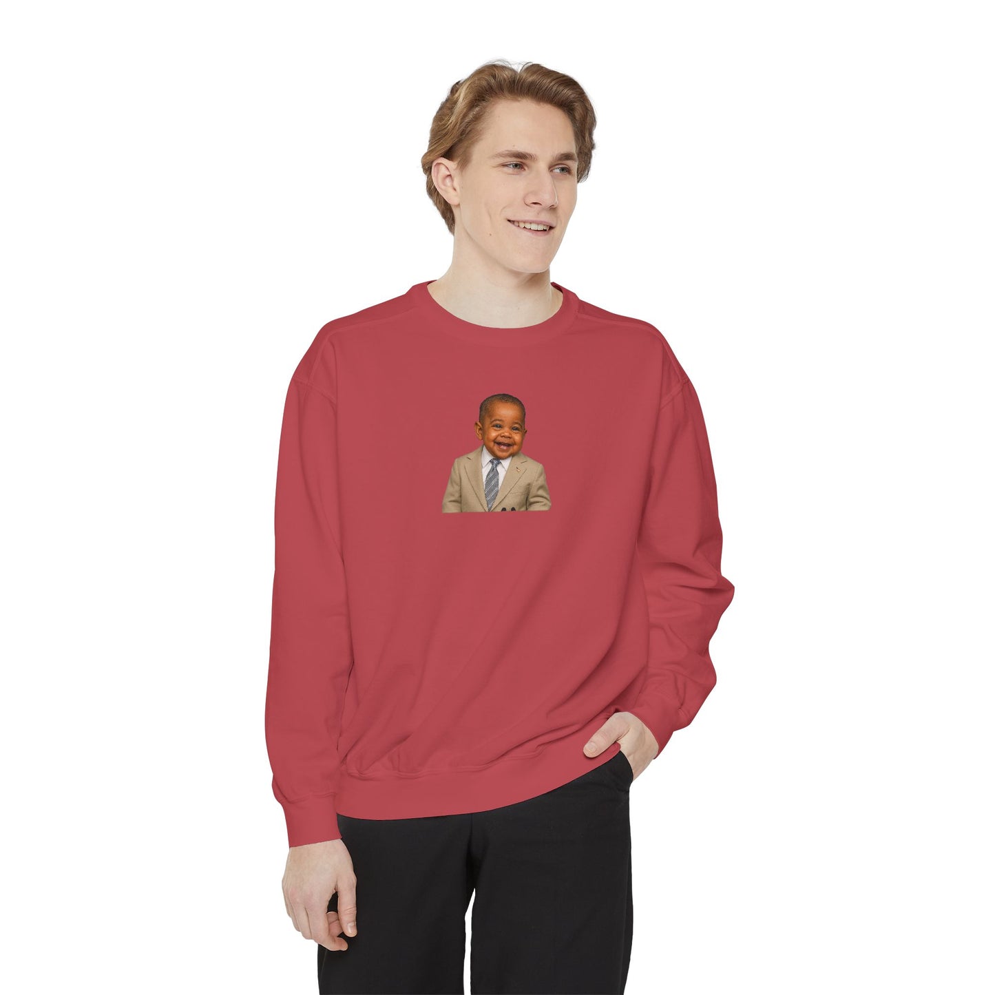 "Yes We Tan" Crewneck Sweatshirt - Barack Obama