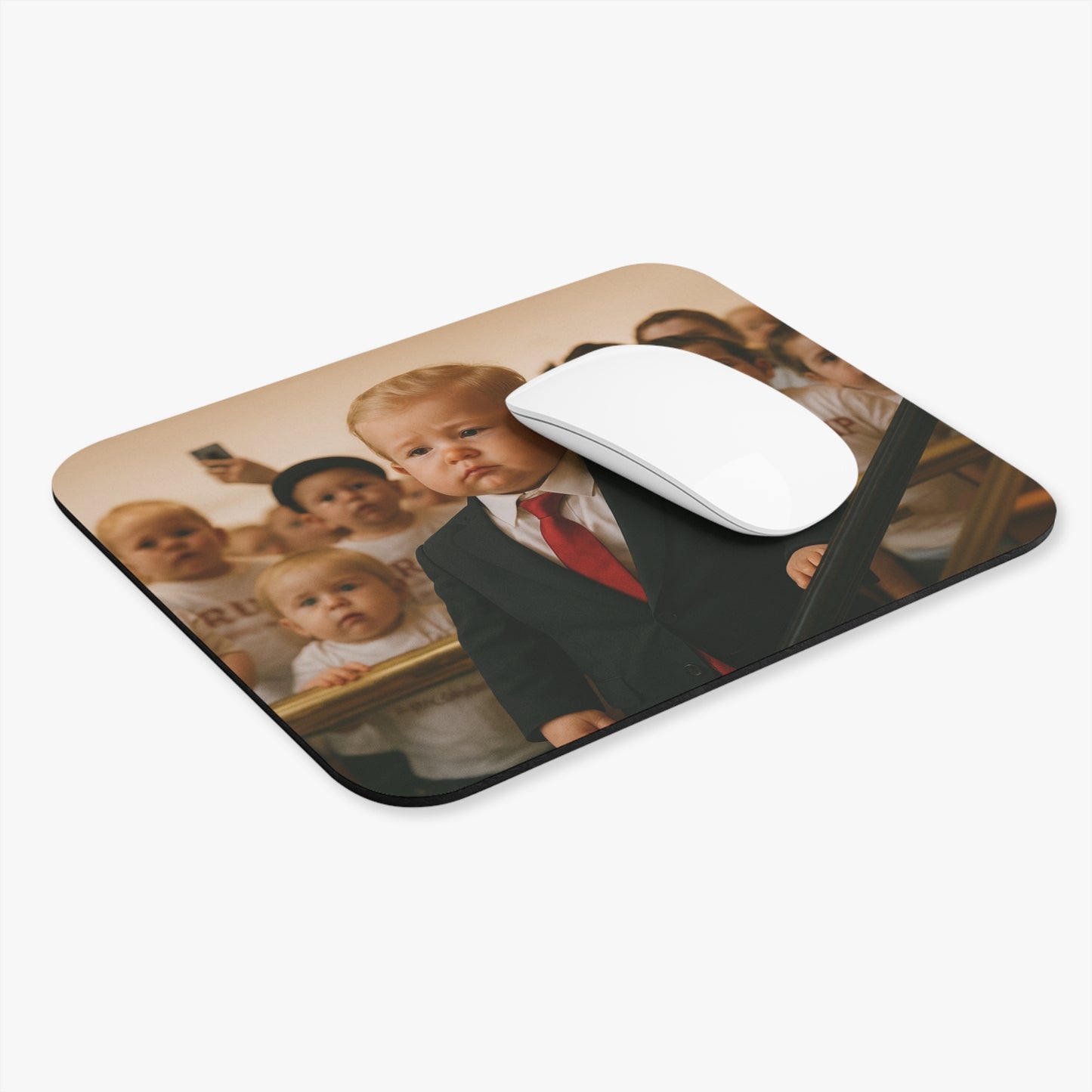 “Click to Descend” Mouse Pad - Donald Trump