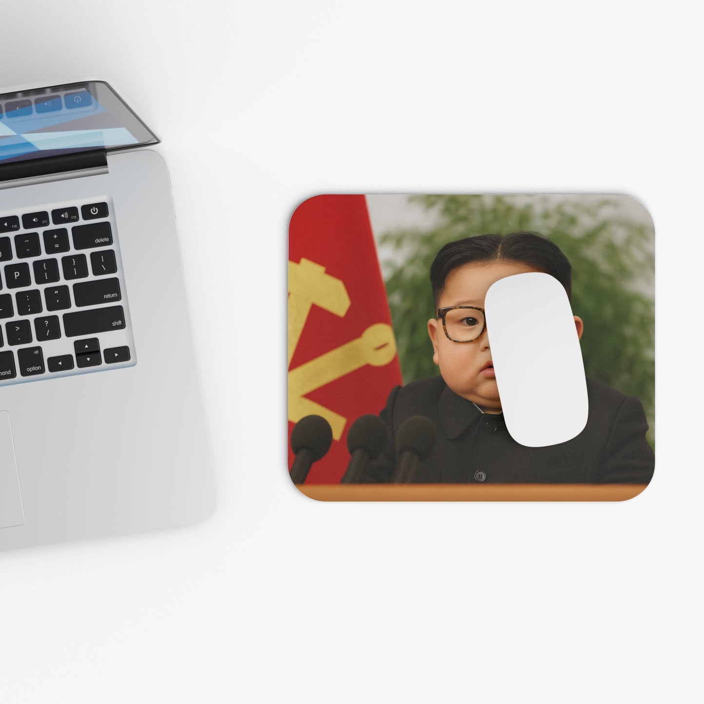 “Control the Cursor, Control the Narrative” Mouse Pad - Kim Jong Un