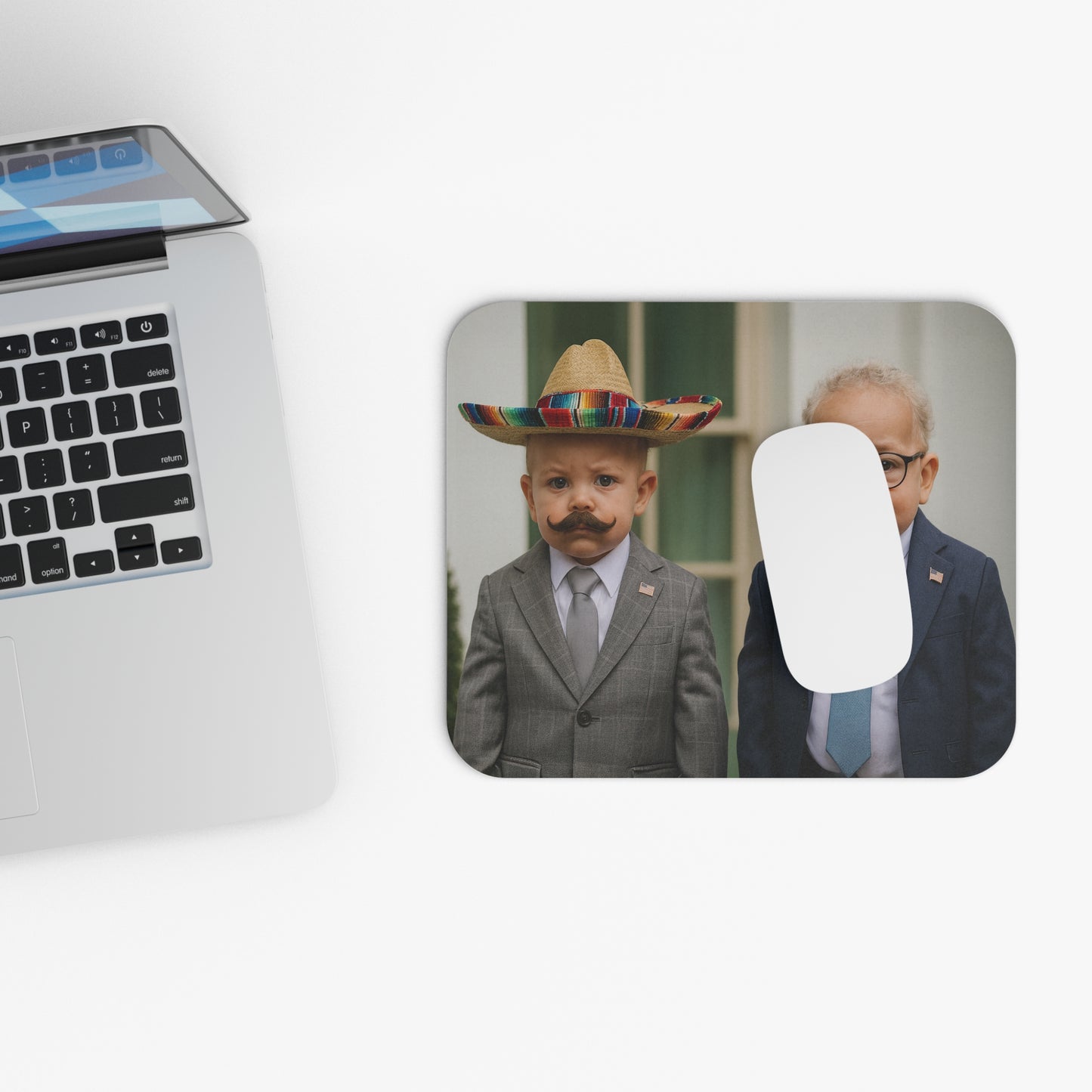 The Sombreros Will Continue Mouse Pad - Hakeem Jeffries + Chuck Schumer