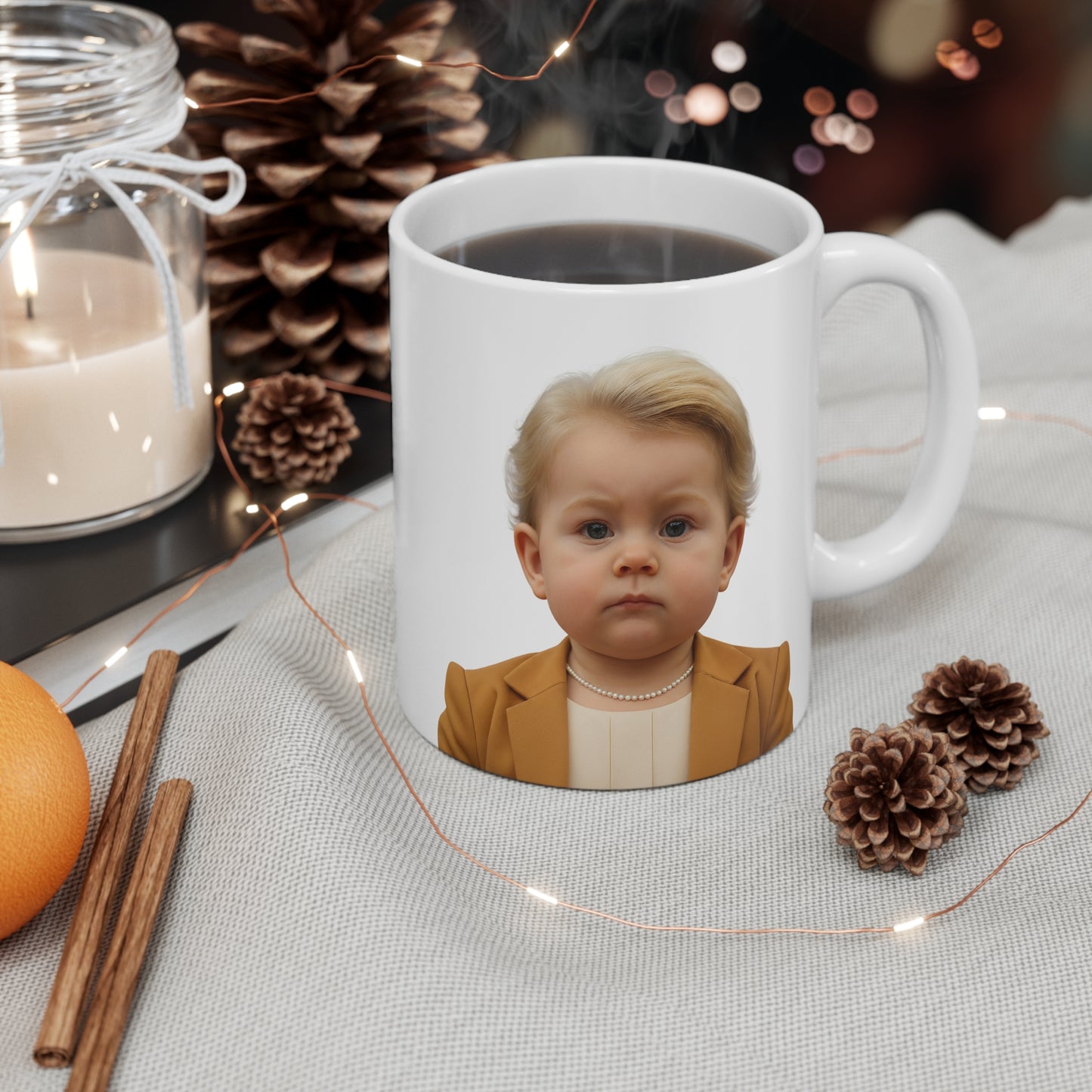 Geopolitical Sippy Cup Coffee Mug - Ursula von der Leyen