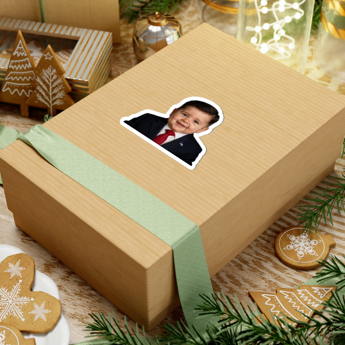 Stick With Big Baby JB Sticker - JB Pritzker