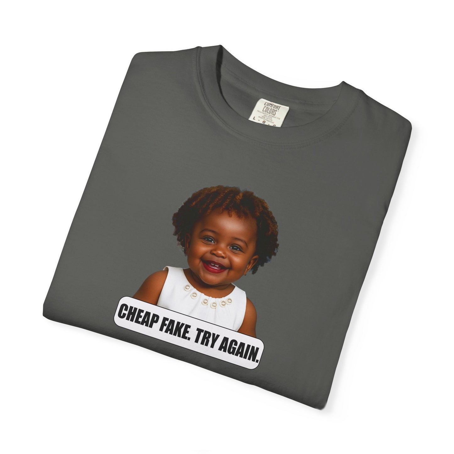 Cheap Fake. Try Agian. Tee - Karine Jean-Pierre (KJP)