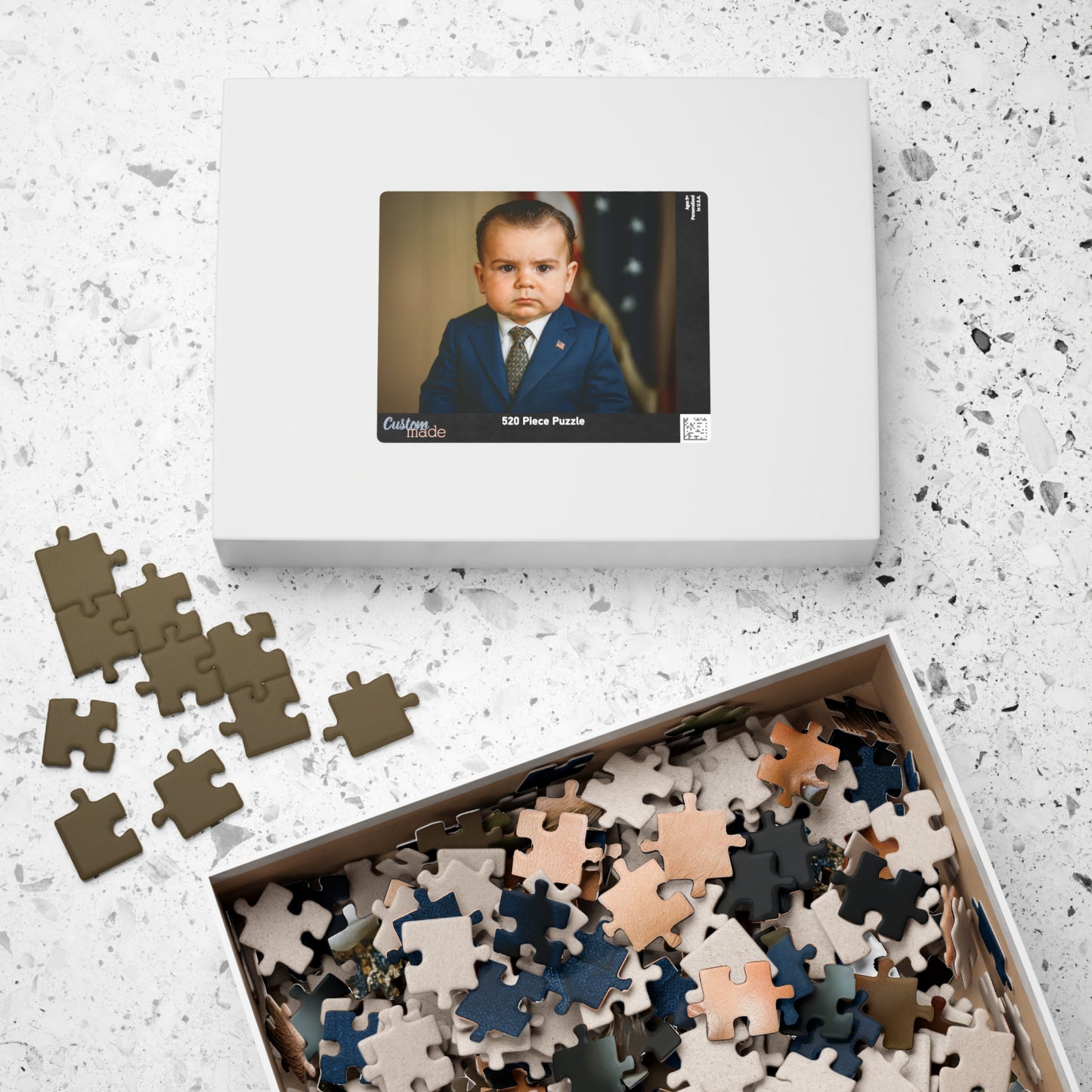 The Great Reconstruction Puzzle (520 Pieces) - Richard Nixon