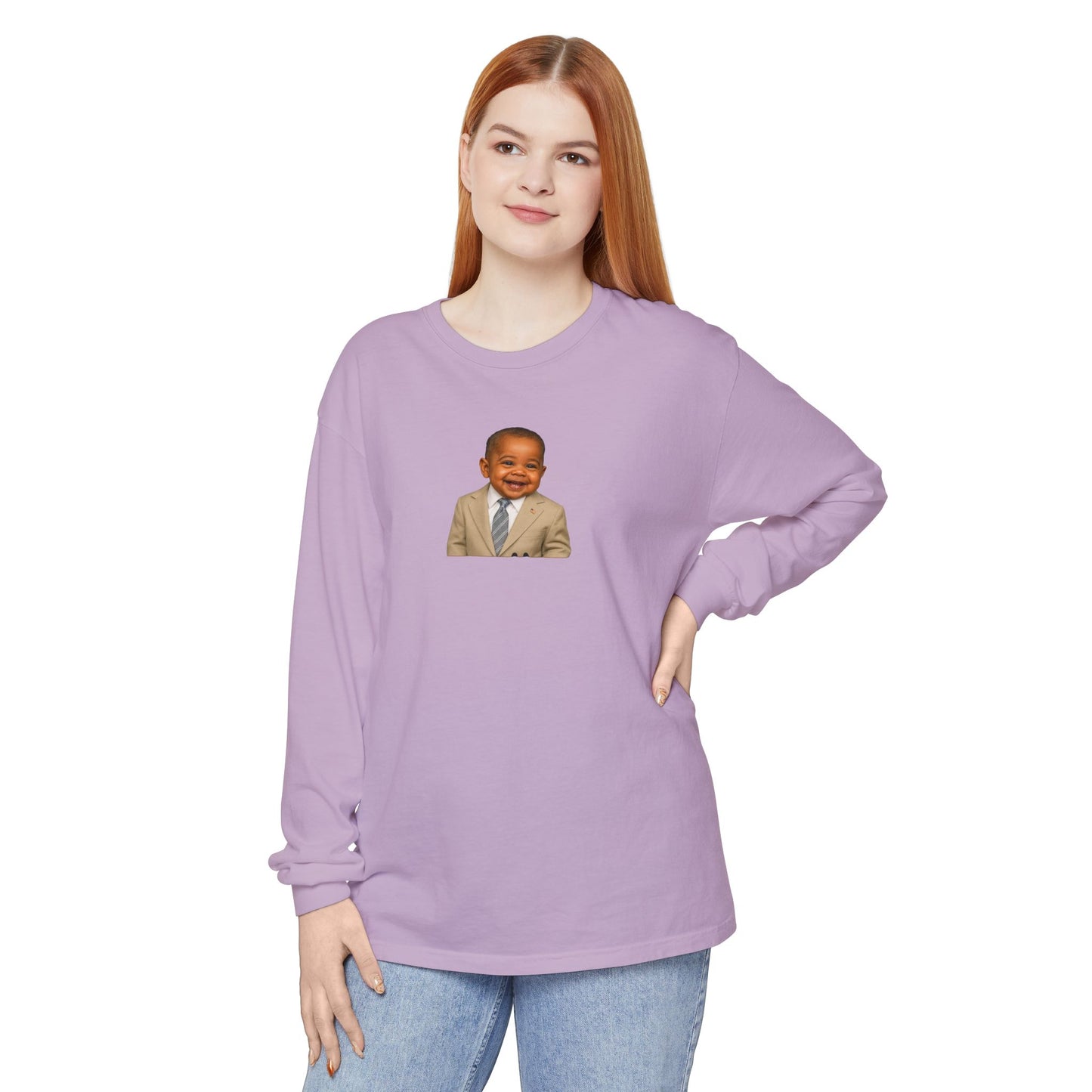 "Yes We Tan" Long Sleeve Shirt - Barack Obama