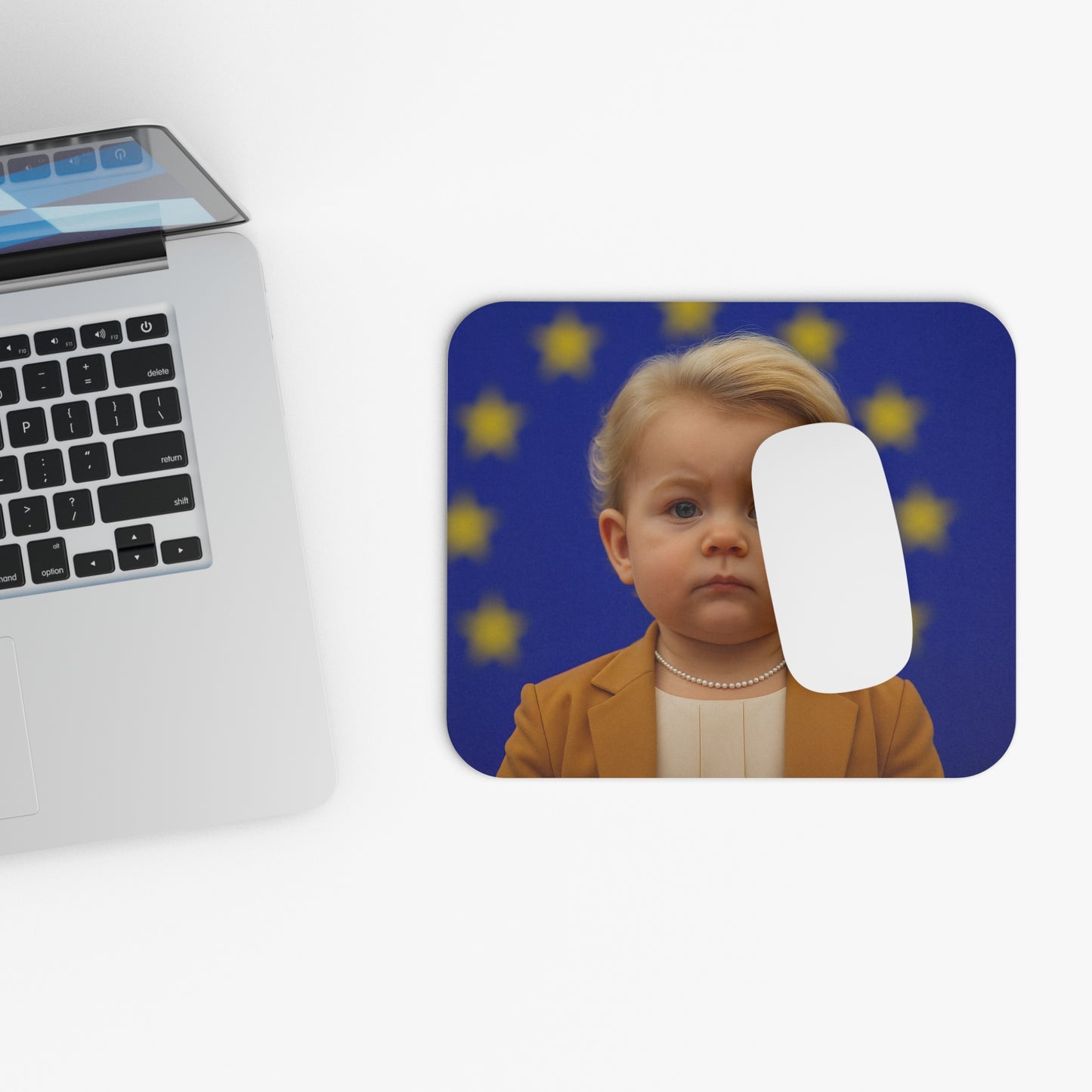 The Brussels Glide Mouse Pad - Ursula von der Leyen