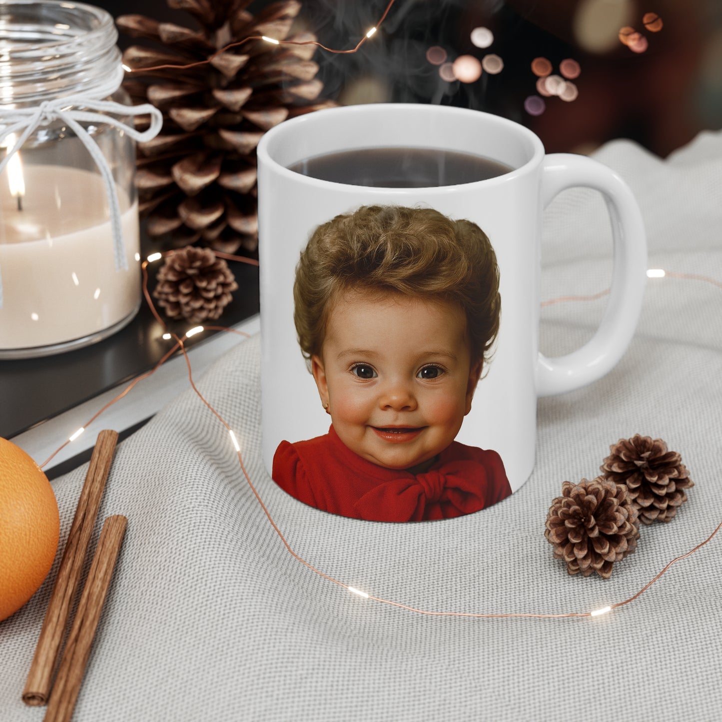 "Just Say No" (to Decaf) Mug - Nancy Reagan