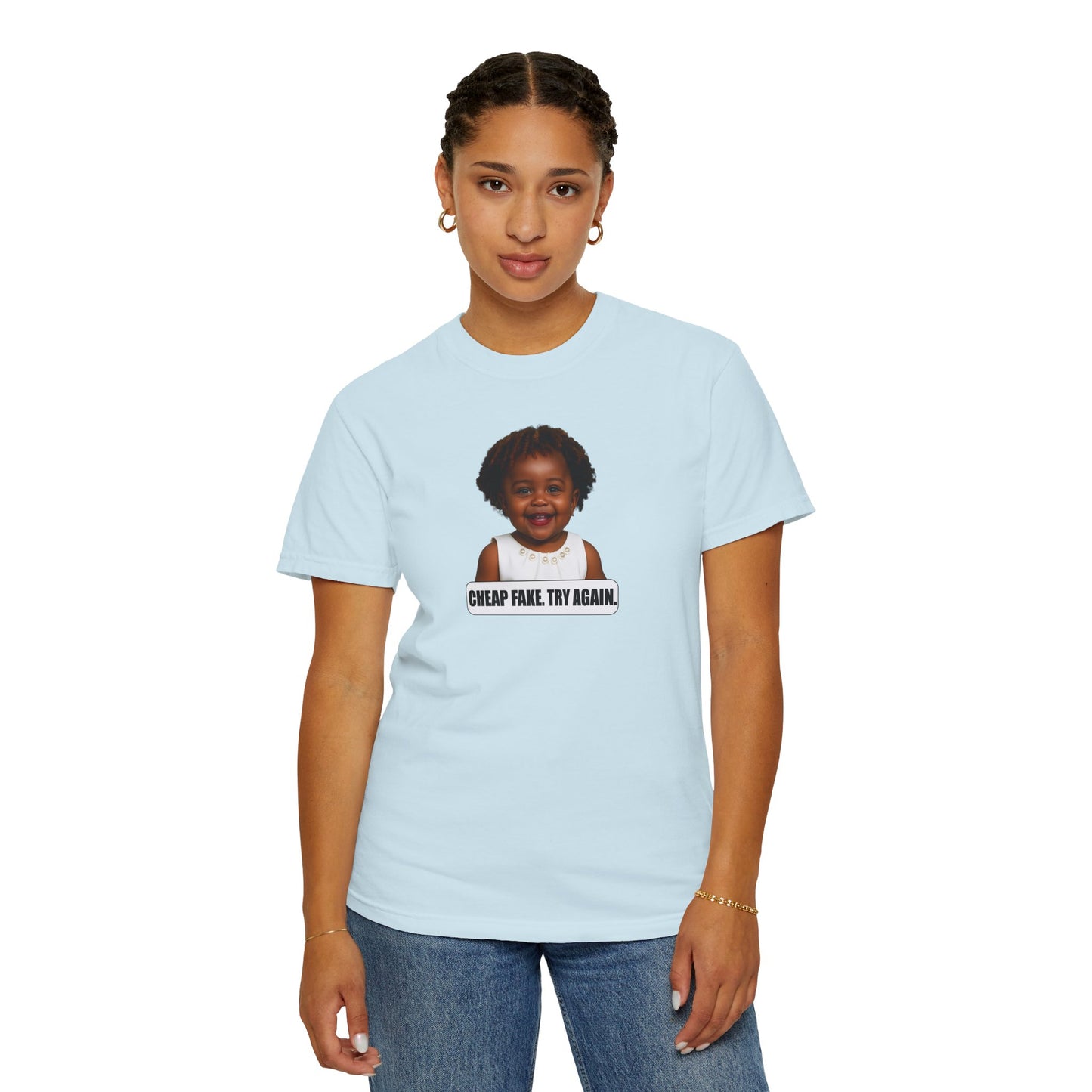 Cheap Fake. Try Agian. Tee - Karine Jean-Pierre (KJP)