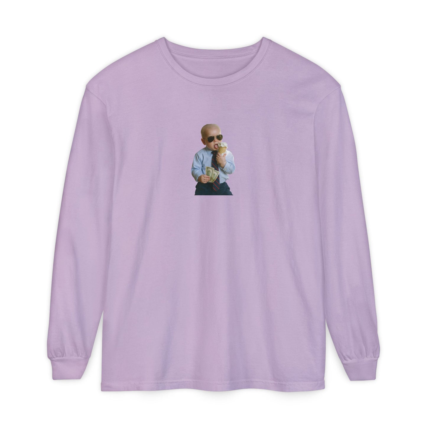 Just a Kid From Scranton...With Ice Cream Long Sleeve Shirt - Joe Biden