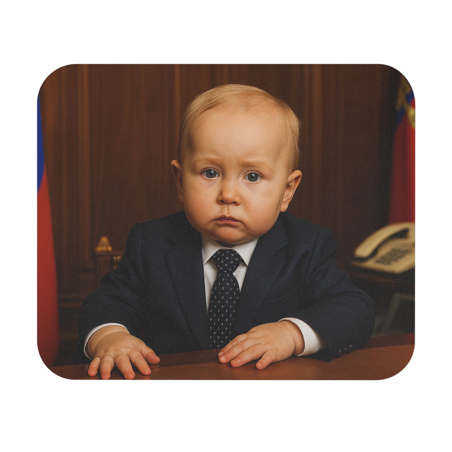 Calm Cursor, Firm Hand Mouse Pad - Vladimir Putin