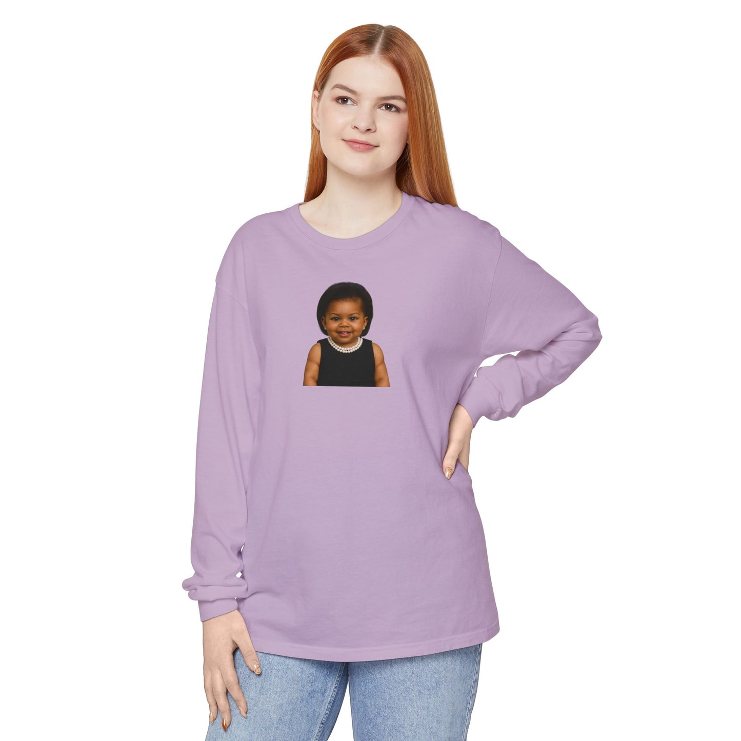 Hopeful Long Sleeve Shirt - Michelle Obama