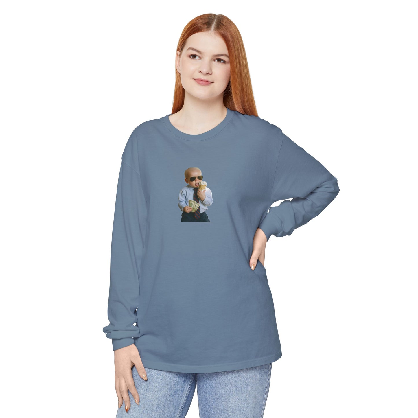 Just a Kid From Scranton...With Ice Cream Long Sleeve Shirt - Joe Biden