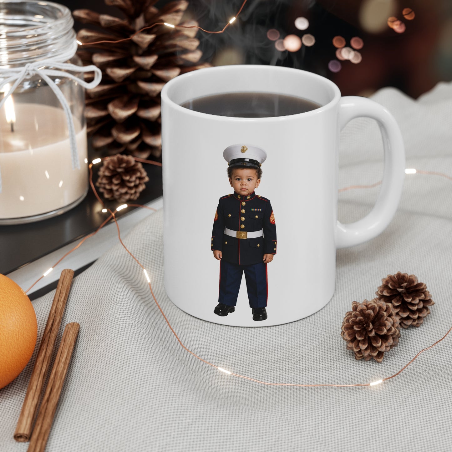 Briefing Room Mug - Marine Corps Modern Dress Uniform Multiracial Male