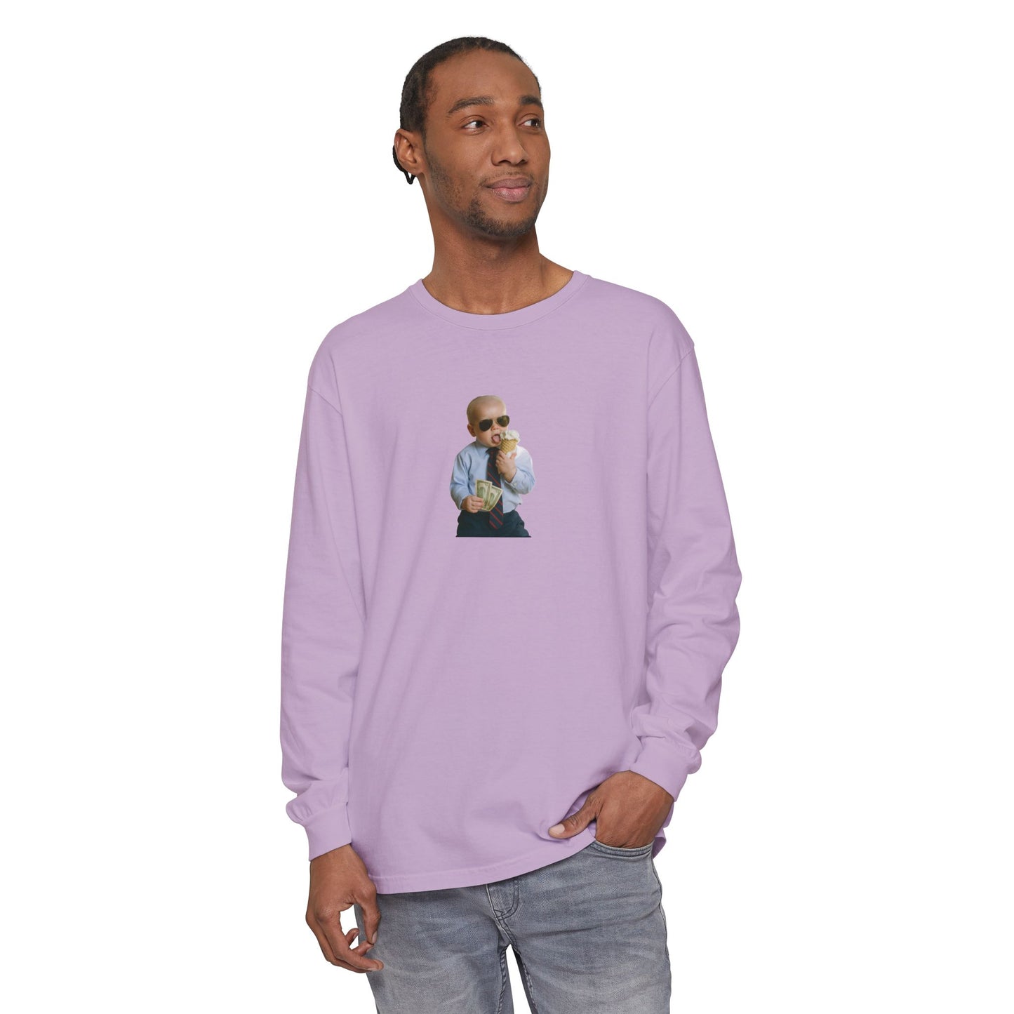 Just a Kid From Scranton...With Ice Cream Long Sleeve Shirt - Joe Biden