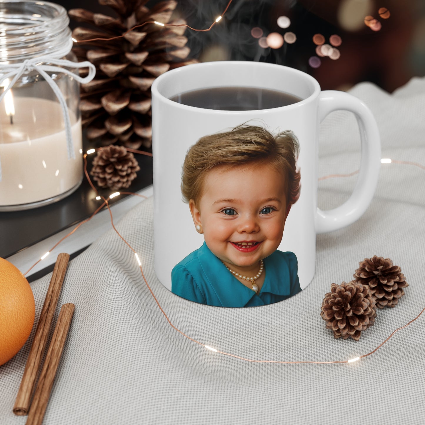 Still Sipping, Still Standing Coffee Mug - Hillary Rodham Clinton