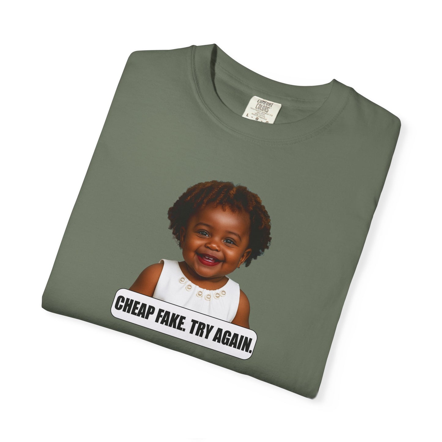 Cheap Fake. Try Agian. Tee - Karine Jean-Pierre (KJP)