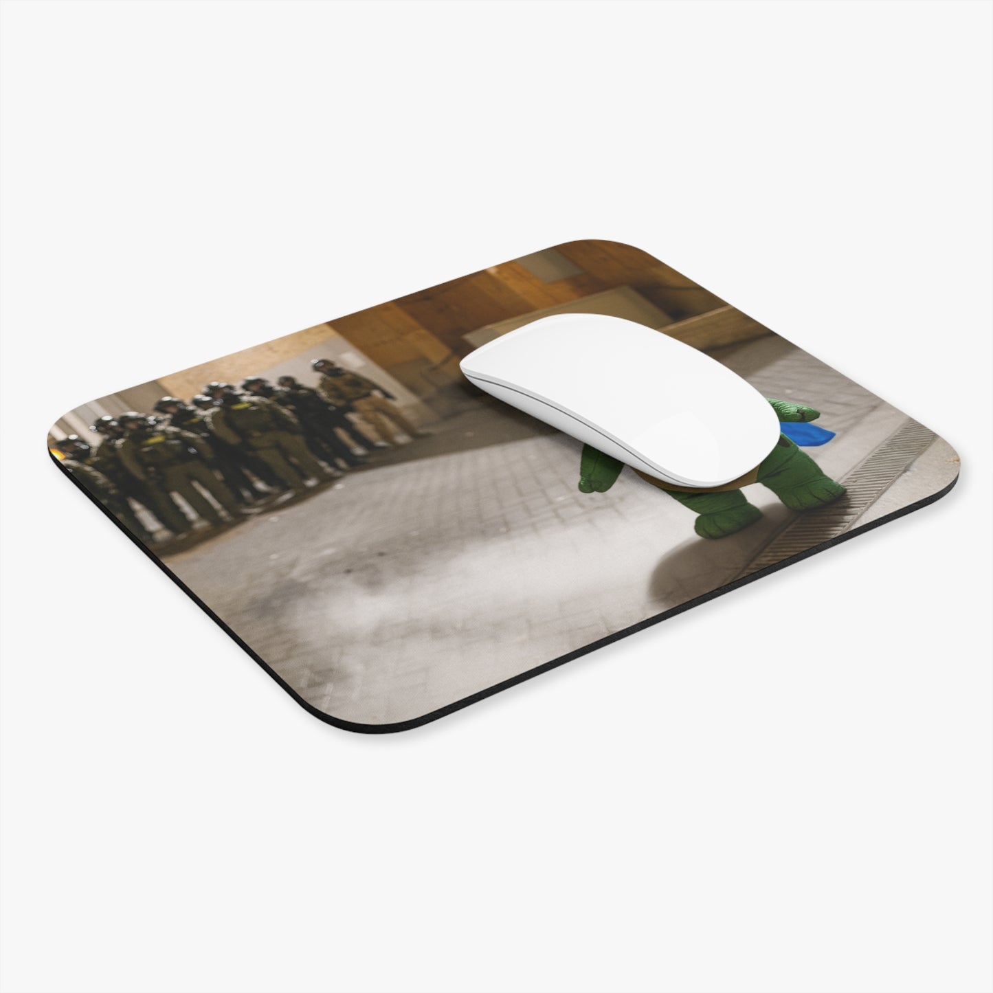Ribbit + Resist Mouse Pad - Portland Frog