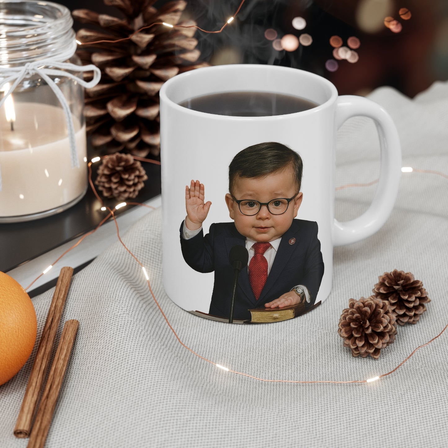 God, Guns, & Baby Purée Mug - Speaker Mike Johnson