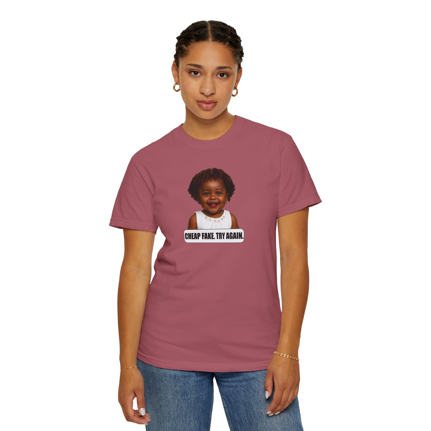 Cheap Fake. Try Agian. Tee - Karine Jean-Pierre (KJP)