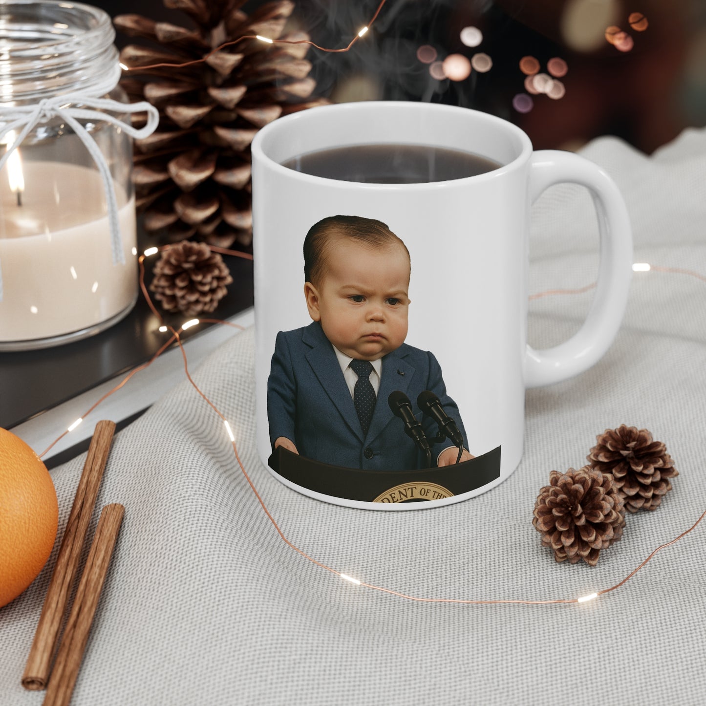 “I Am Not a Crook: Baby Nixon’s Tiny Denial Tour”
