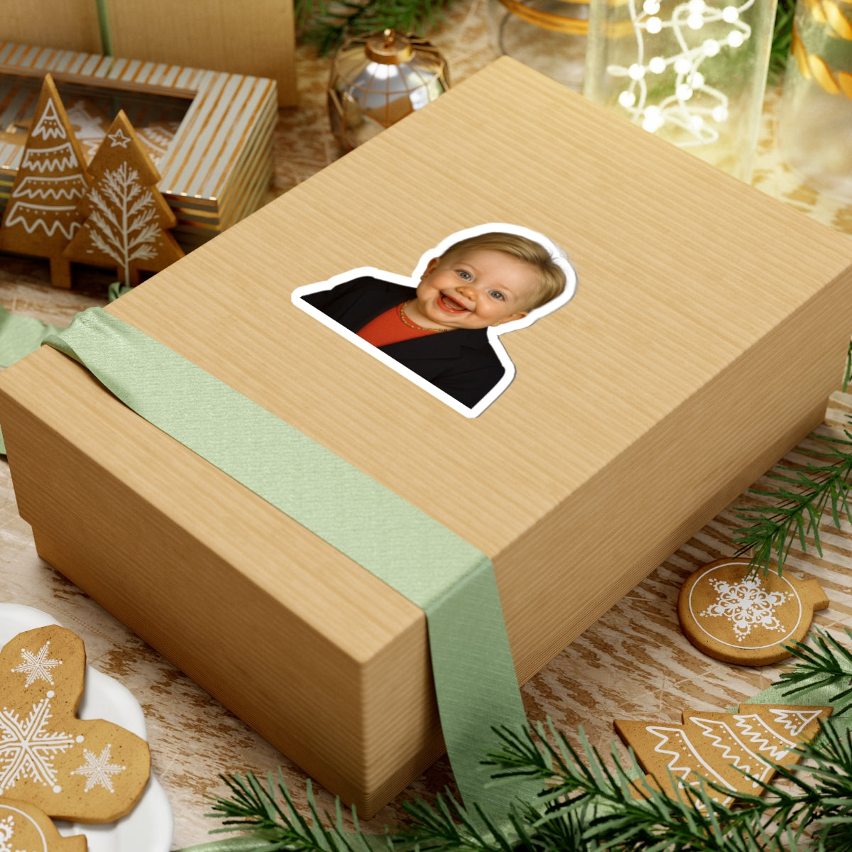 Still With Her (And Sticking Around) Sticker - Hillary Rodham Clinton