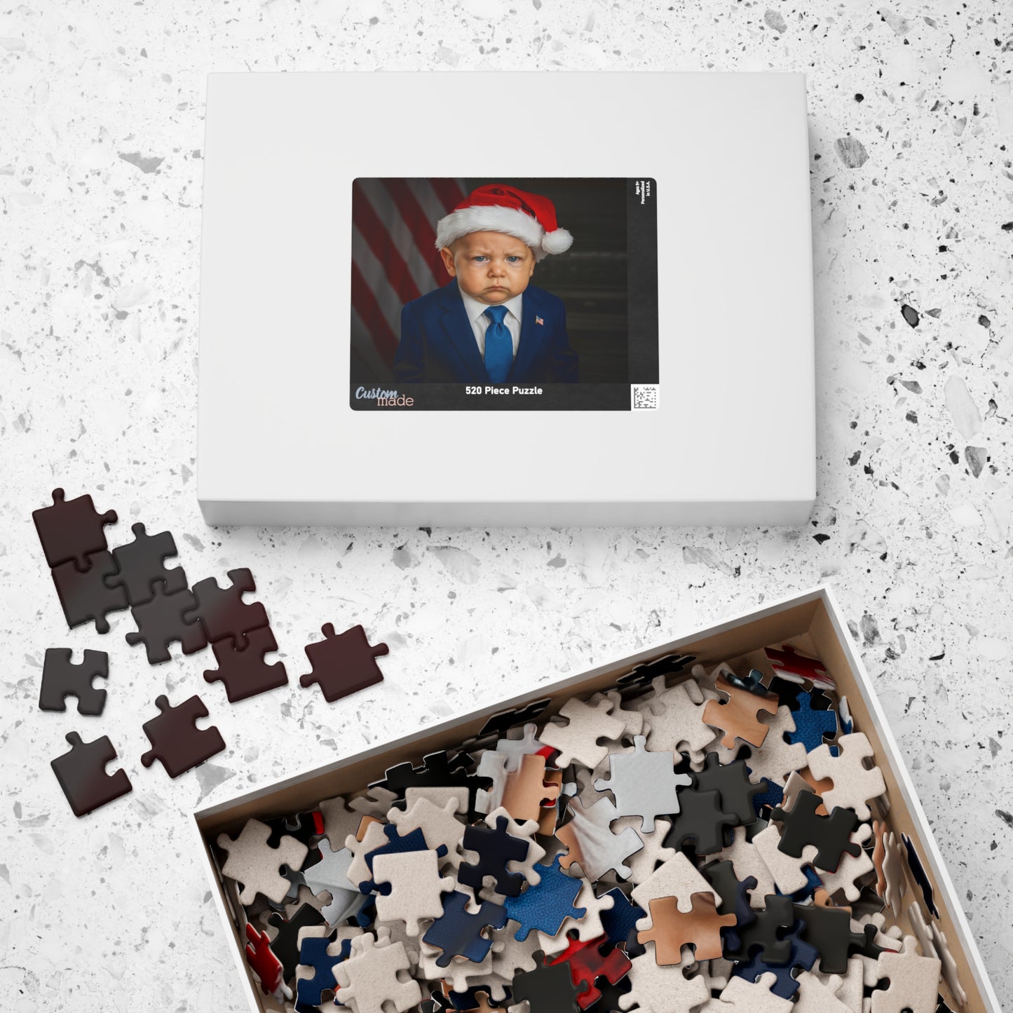 Make Christmas Great Again Puzzle (520 Pieces) - Donald J. Trump