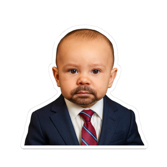 I Don’t Back Down—I Stick Around Sticker - Dan Bongino