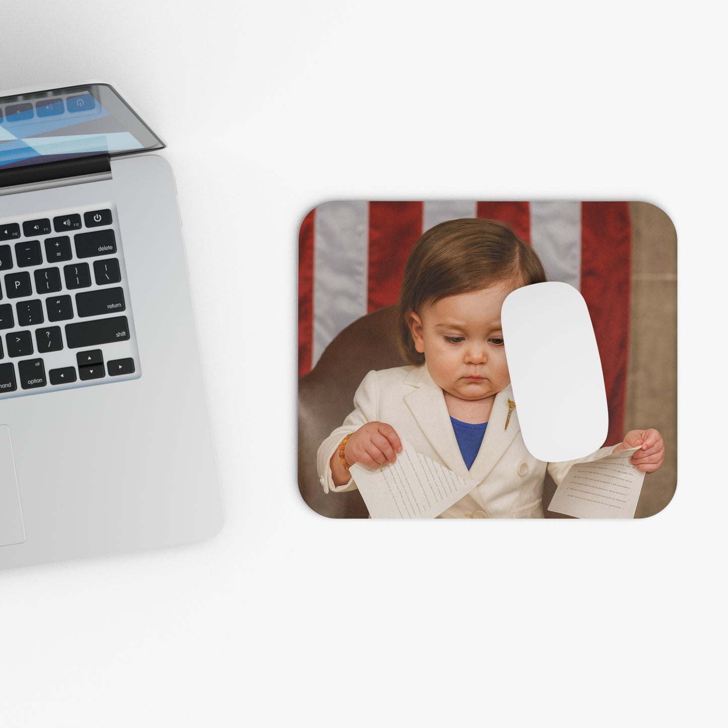 Let 'er Rip Mouse Pad - Nancy Pelosi