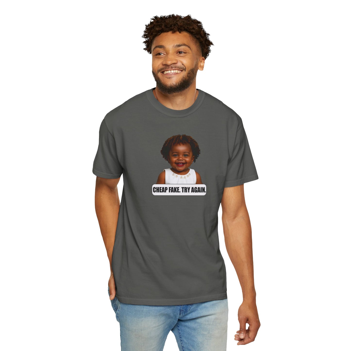Cheap Fake. Try Agian. Tee - Karine Jean-Pierre (KJP)