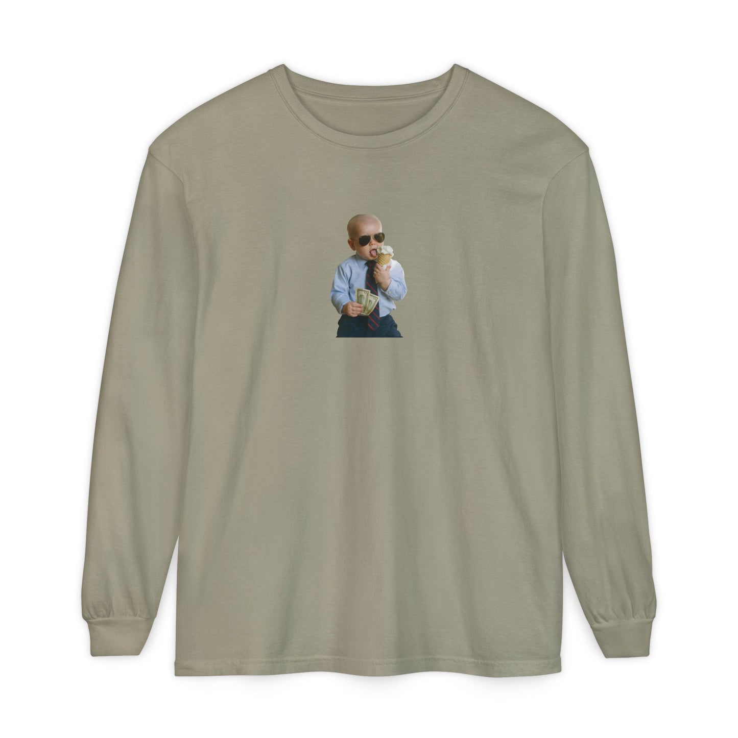 Just a Kid From Scranton...With Ice Cream Long Sleeve Shirt - Joe Biden