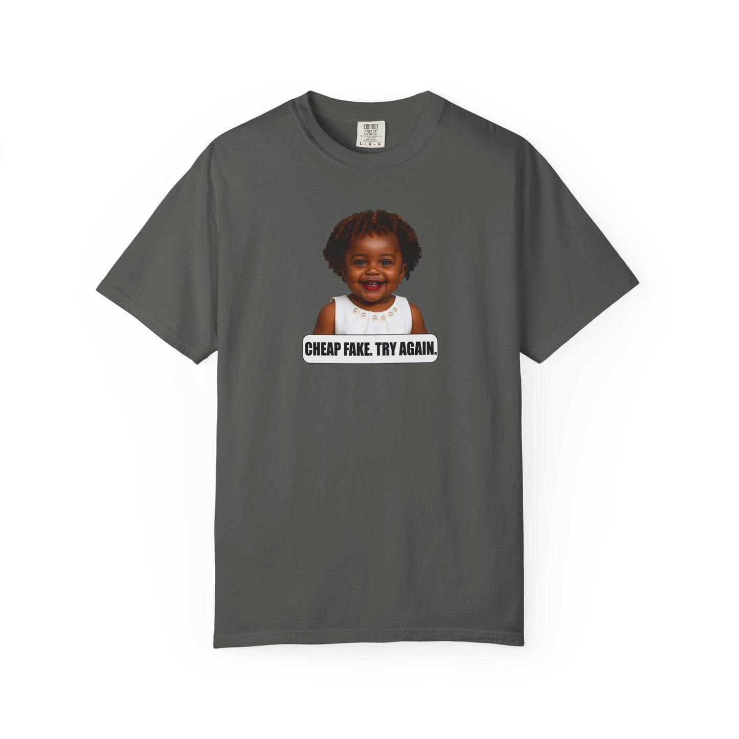 Cheap Fake. Try Agian. Tee - Karine Jean-Pierre (KJP)