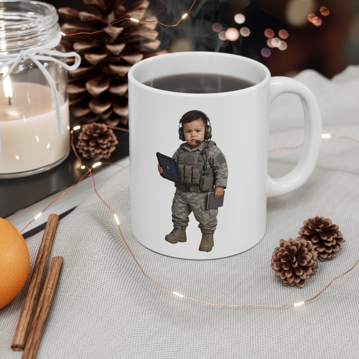 Duty Desk Mug - Space Force Modern Space Operations Guardian
