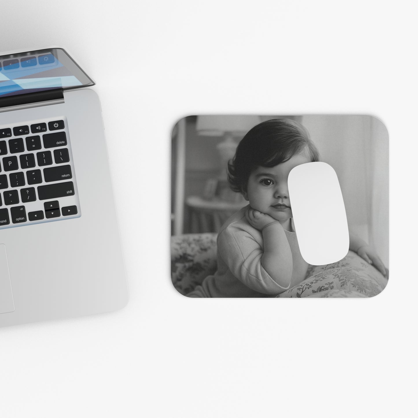 Desk-Side State Visit Mouse Pad - Jacqueline Kennedy