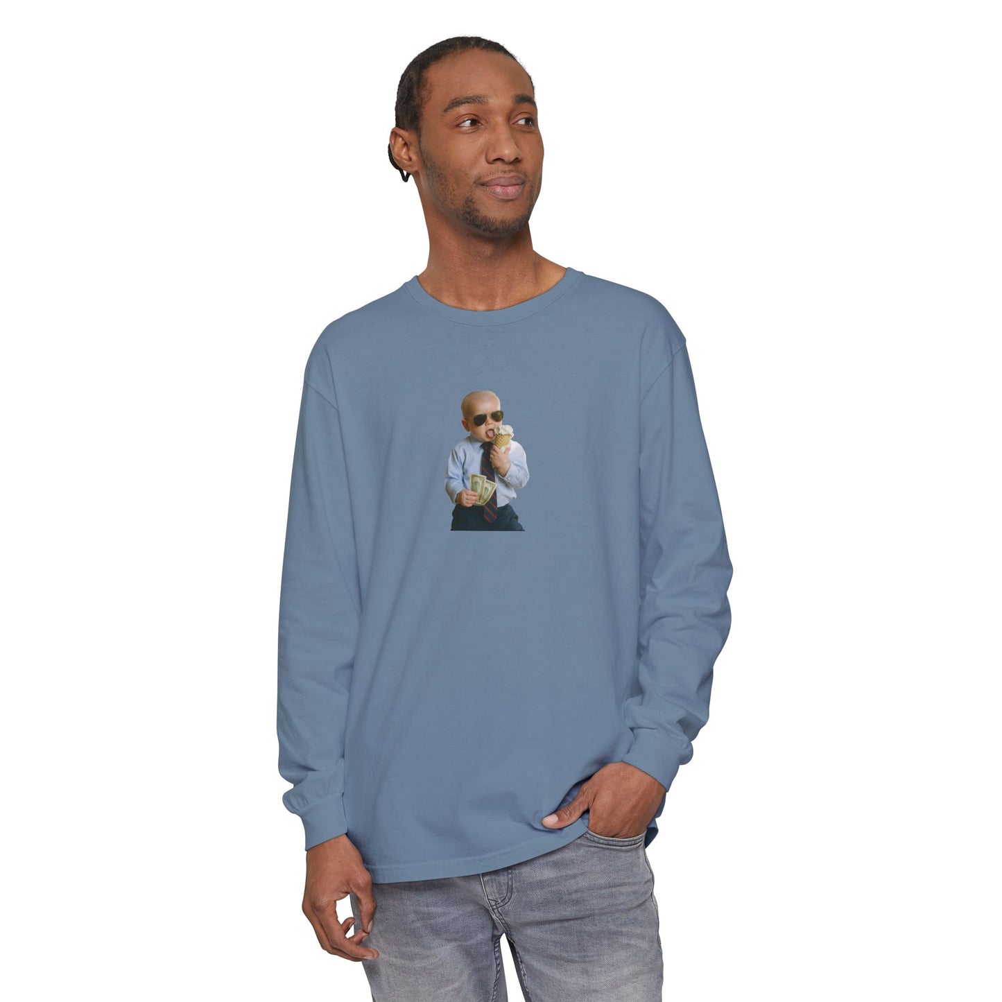 Just a Kid From Scranton...With Ice Cream Long Sleeve Shirt - Joe Biden