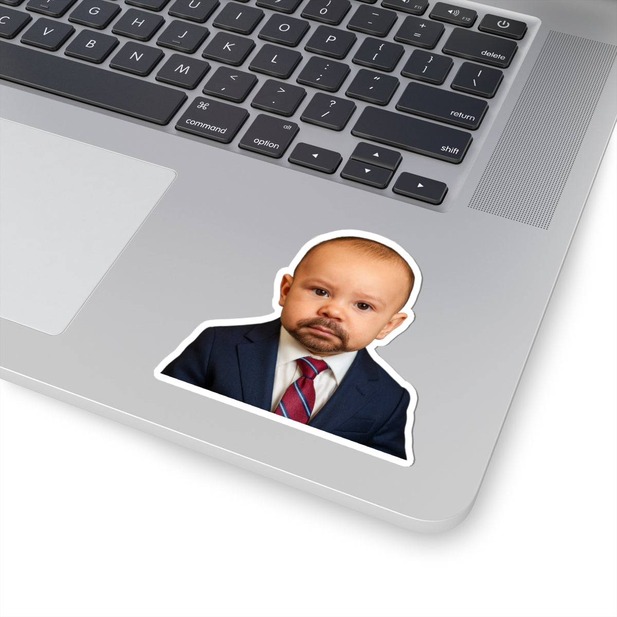 I Don’t Back Down—I Stick Around Sticker - Dan Bongino