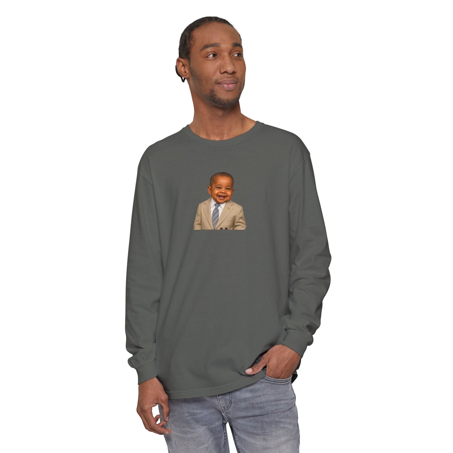 "Yes We Tan" Long Sleeve Shirt - Barack Obama