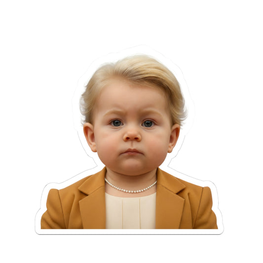 Schengen, But Shiny Sticker - Ursula von der Leyen