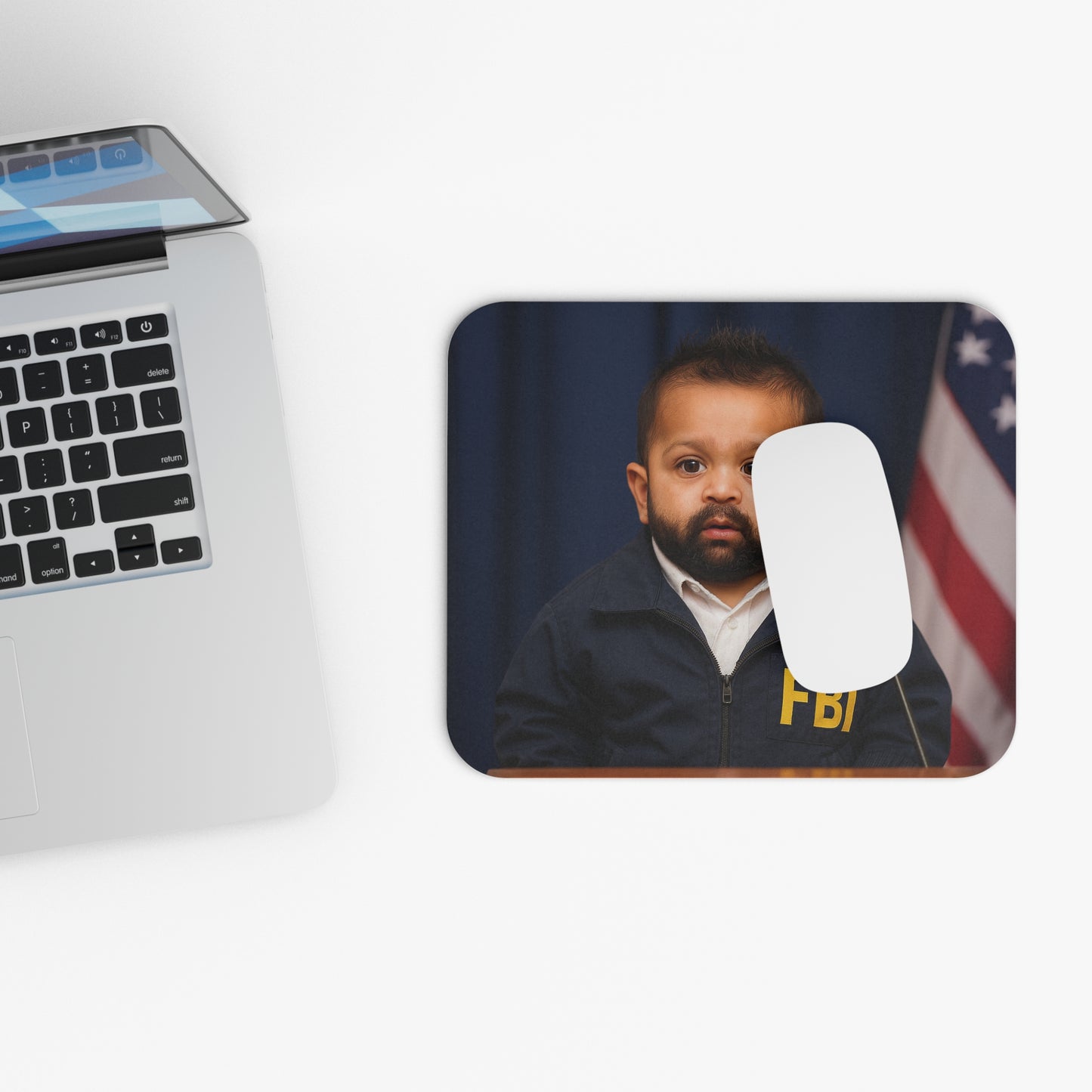 Control + Alt + Declass Mouse Pad - Kash Patel